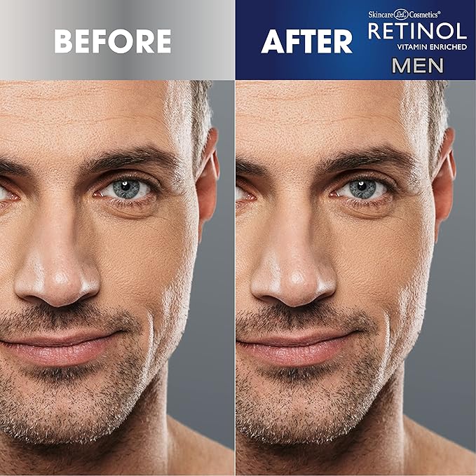 Retinol Men Eye Cream Reduces Puffiness & Dark Circles, Boost Hydration & Minimize Visible Signs Of Aging Men Facial Serum - Vitamin-Enriched, Smooth Fine Lines & Wrinkles.