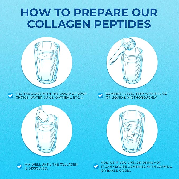 Unflavored Collagen Protein Powder with Biotin & Vitamin C – Powerful Bone & Joint Support, Anti-Aging Formula for Radiant Skin, Hair & Nails, Antioxidant-Rich Wellness Boost – 500g (1)