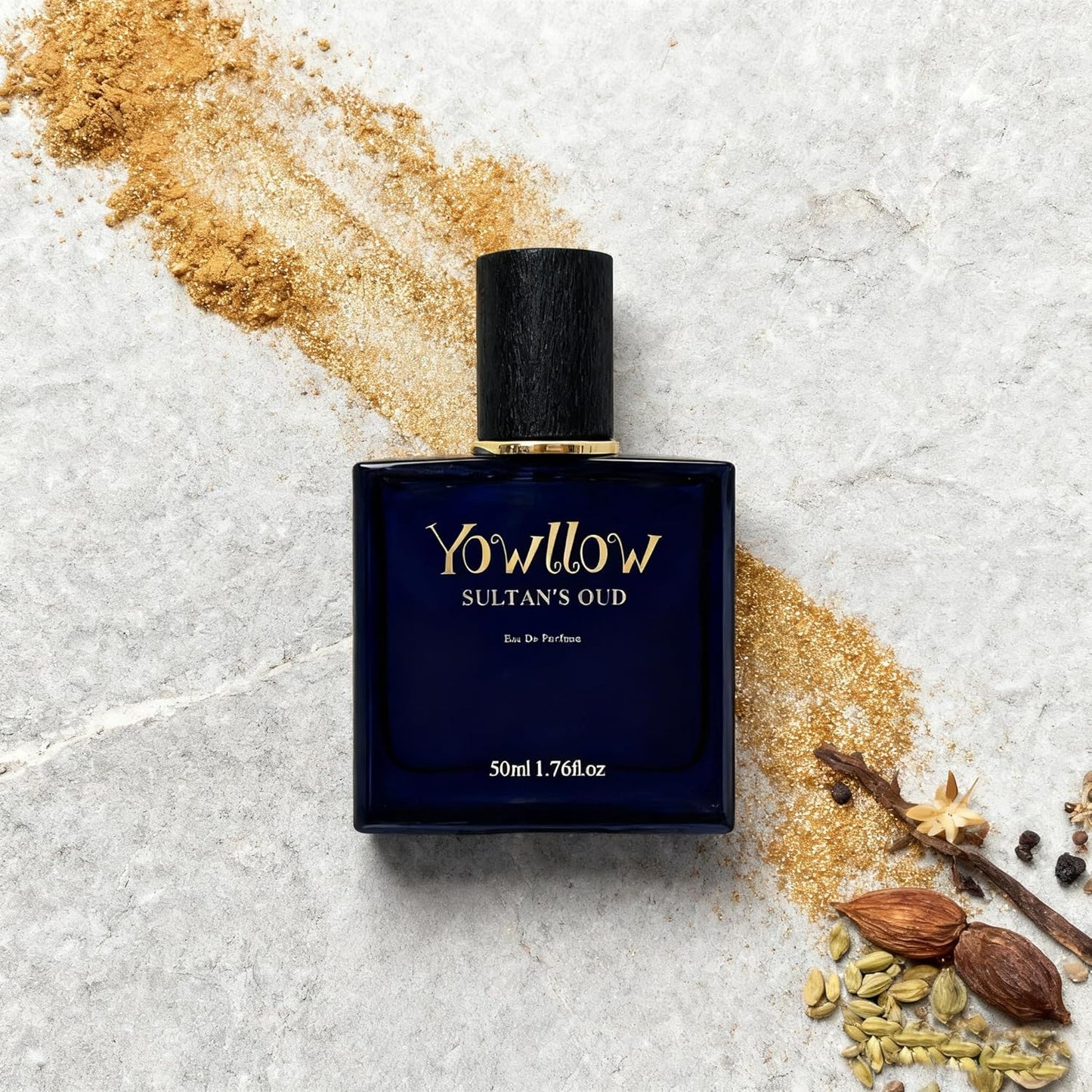 Perfume For Men Premium Cologne Warm Spicy Eau de Parfum Spary with Oud,Brazilian Rosewood,Sandalwood,Vanilla,Amber Long-Lasting Fragrance,Vegan & Cruelty-Free,50ml/1.76 Fl Oz