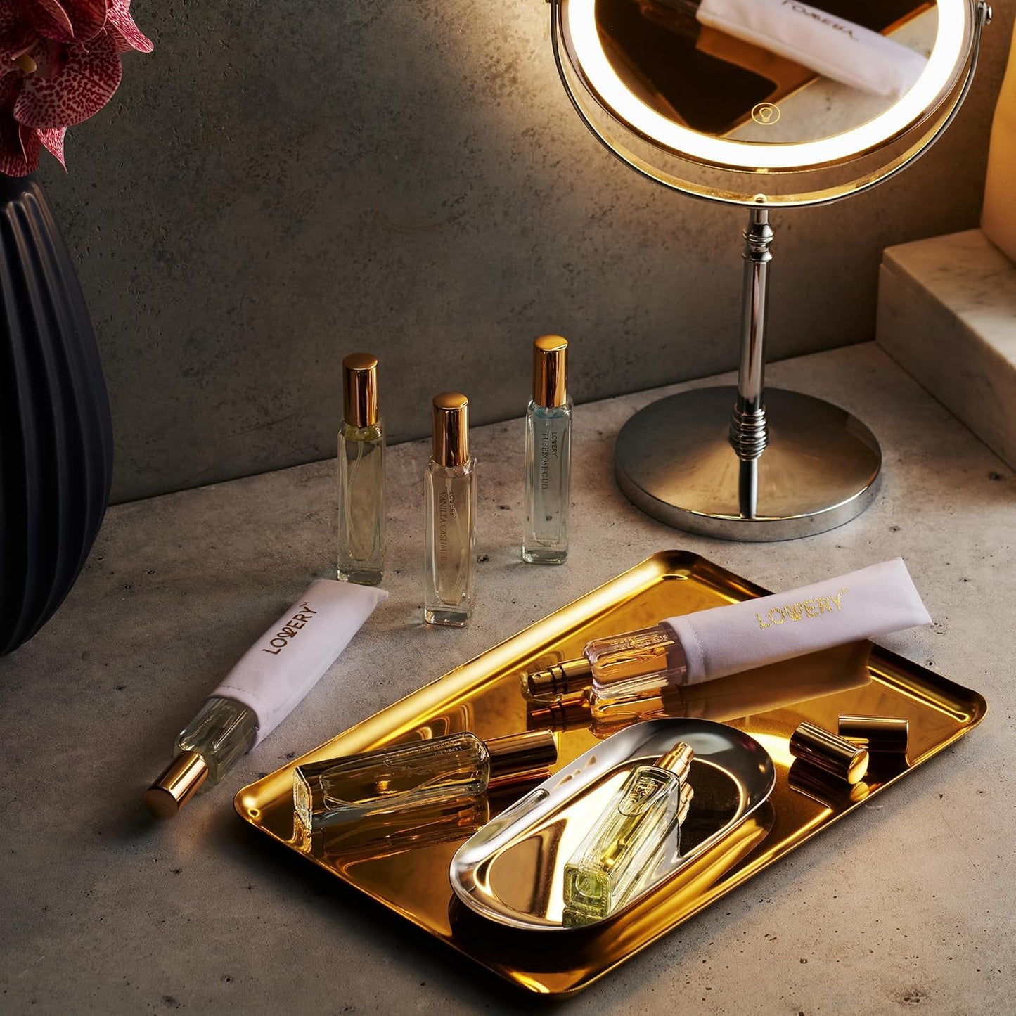 LOVERY Assorted Sampler Perfumes, 7 x 15ml Eau de Parfum Set, Clean Fragrances for Women & Men, Travel Size, Vegan & Cruelty Free