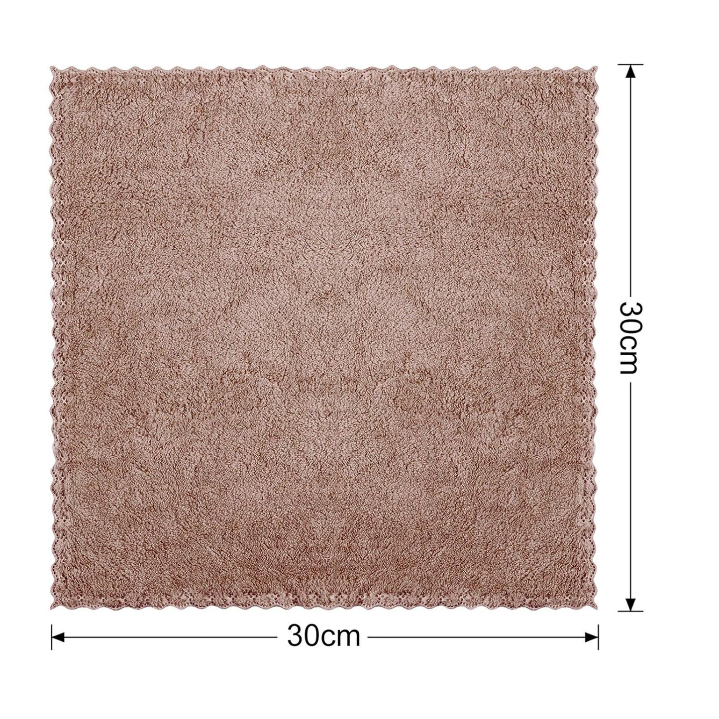 Syhood 12 Pieces Face Wash Cloth 12 x 12 in Makeup Remover Cloths Towel Coral Velvet Facial Microfiber Soft Fast Drying Facial Cleansing Towel for Face(Beige, Blue, Purple, Brown, Green, Pink)