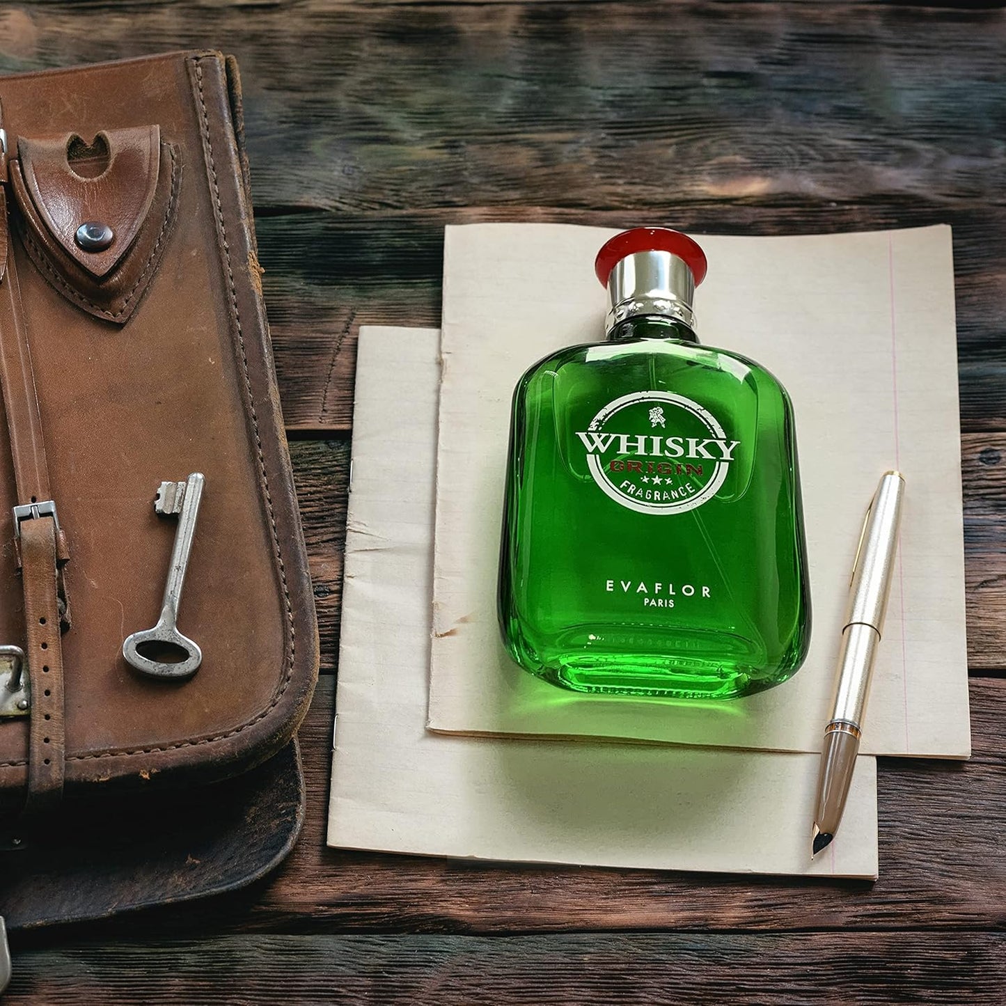 EVAFLORPARIS WHISKY ORIGIN Eau de Toilette for Men – Bold and Timeless Scent – Fresh Citrus and Warm Spices over a Woody Base – Long Lasting Fragrance – Made in France 3.4 Fl Oz