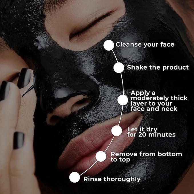 Peel off Face Mask, Black Head Remover for Nose, Black Face Masks, Charcoal Face Mask, Facial Masks, Black Masks, Mascarilla para Puntos Negros