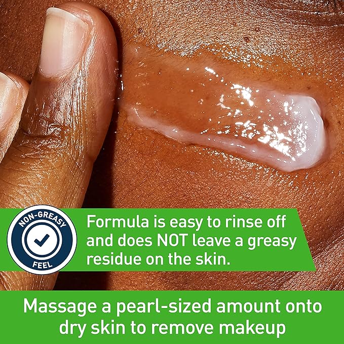 CeraVe Cleansing Balm Makeup Remover, Waterproof Makeup Remover With Ceramides & Plant-Based Jojoba Oil To Nourish & Hydrate, Non-Comedogenic & Fragrance Free, 1.3 Oz