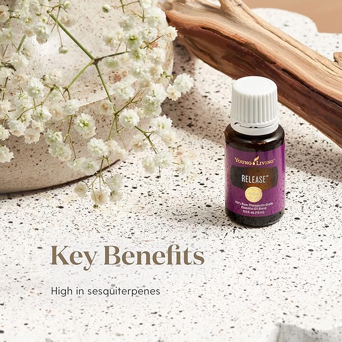 Young Living Release Essential Oil Blend | 15 ml | Promotes Tranquility, Emotional Wellness, Inner Harmony, and Calm | Soothing Aromatherapy for Diffusers, Self-Care, Meditation, or Relaxation