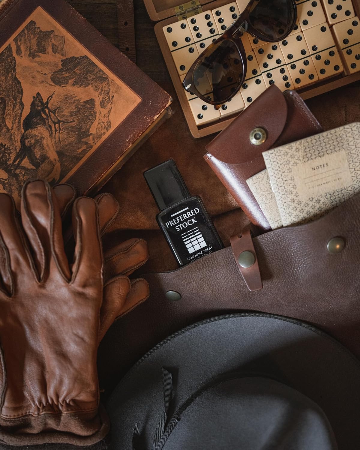 Stetson Preferred Stock - Cologne Spray for Men - Leathery, Woody, and Casual Aroma with Fragrance Notes of Cypress, Balsam Fir, and Sandalwood - 1.7 Fl Oz