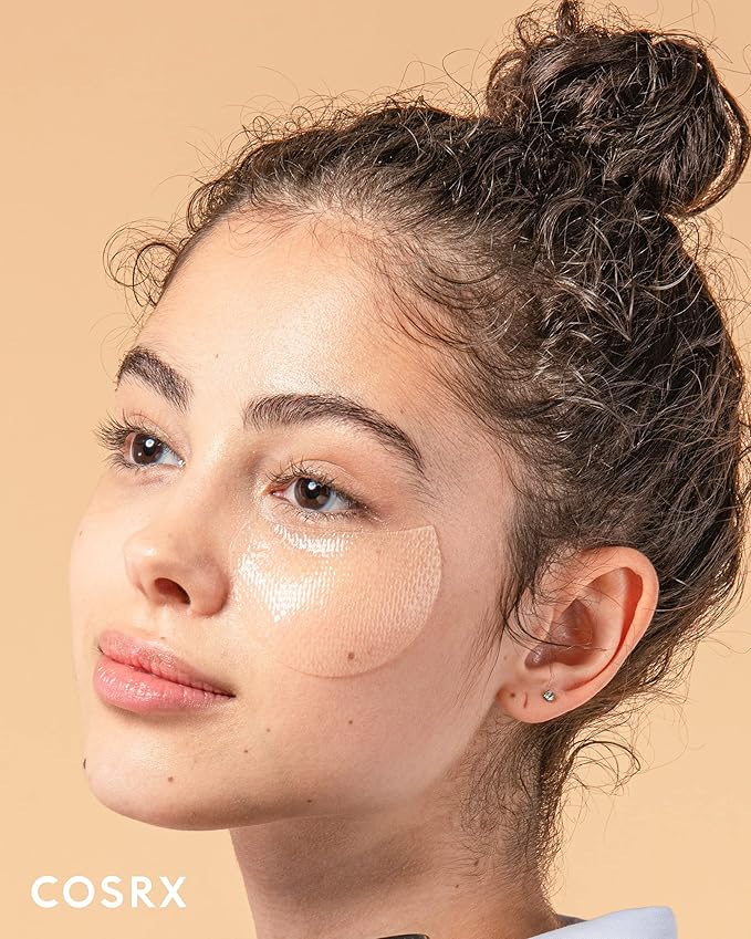 COSRX Advanced Snail Hydrogel Eye Patch (60pc), Gel Serum Mask, Puffy Undereye Treament, Fine Lines, Refresh, Hydrate| Paraben free, Korean Skin Care