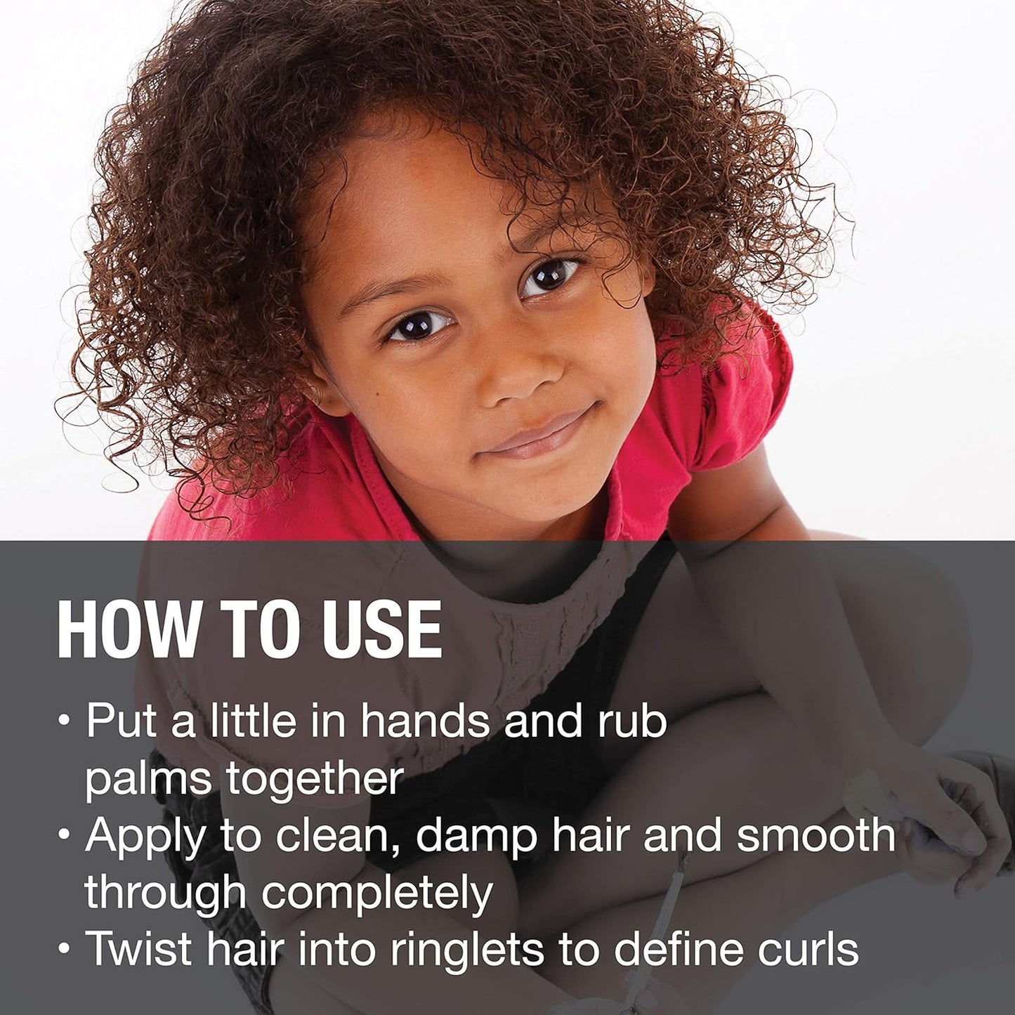 GREAT CLIPS Solutions Kid's Crazy Curls Cream, 8oz | Defines Curls & Smoothes Frizzy Hair | Recommended for Children Ages 4-10