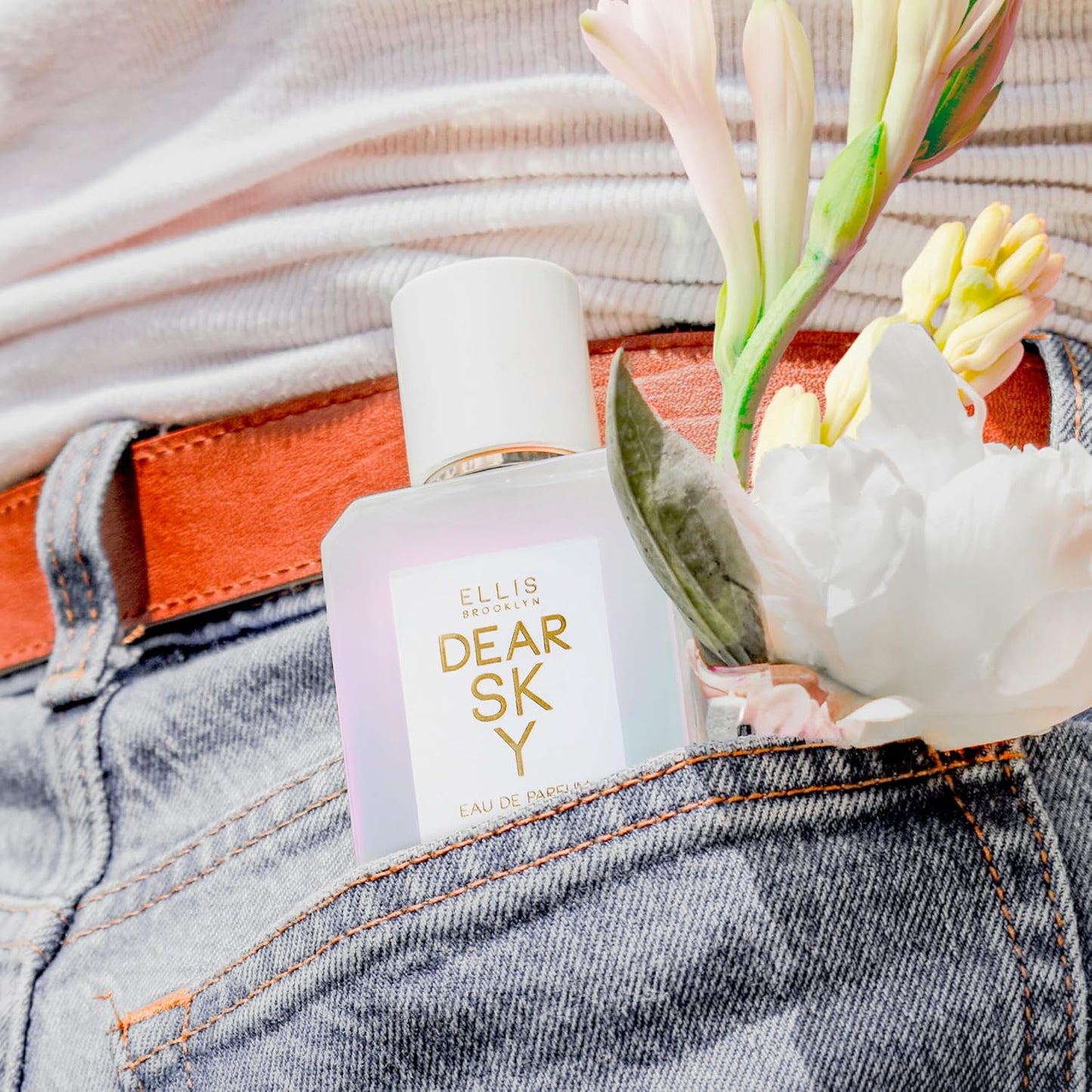 Ellis Brooklyn DEAR SKY Eau de Parfum – Fruity Floral Perfume for Women, Honeydew Melon, White Peony & Upcycled Cedarwood, Clean, Vegan, Cruelty-Free Fragrance, Travel Spray, 50ml / 1.7oz