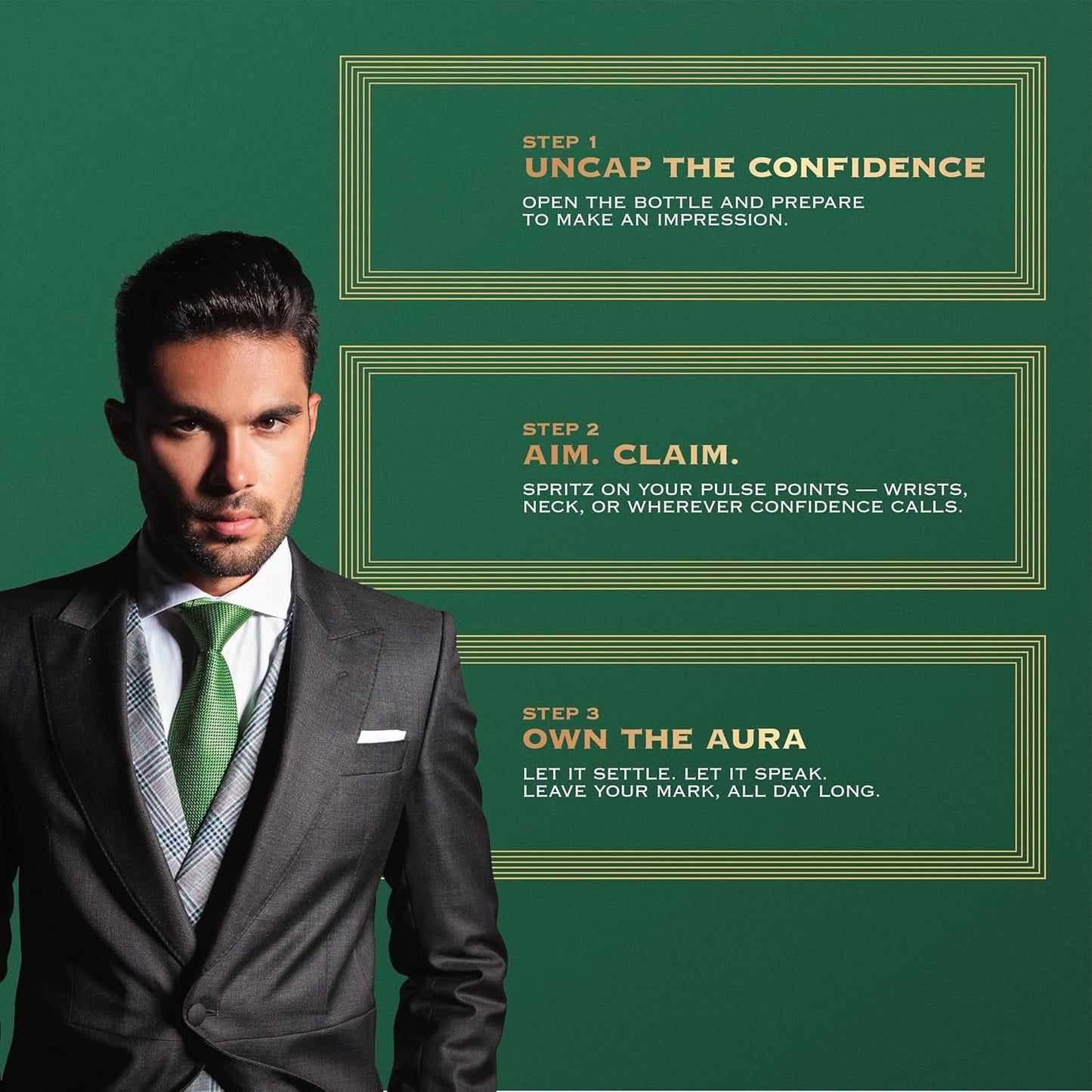 Wild Stone Chief Perfume for Men| Luxury Eau De Parfum | Long-Lasting Fragrance | Premium Perfume for Men l Infused with Aquatic and Woody Notes 100 ml 3.4 Fl oz | Vegan | Clean Ingredients