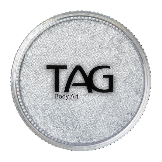 TAG Face and Body Paint - Pearl Silver 90gm