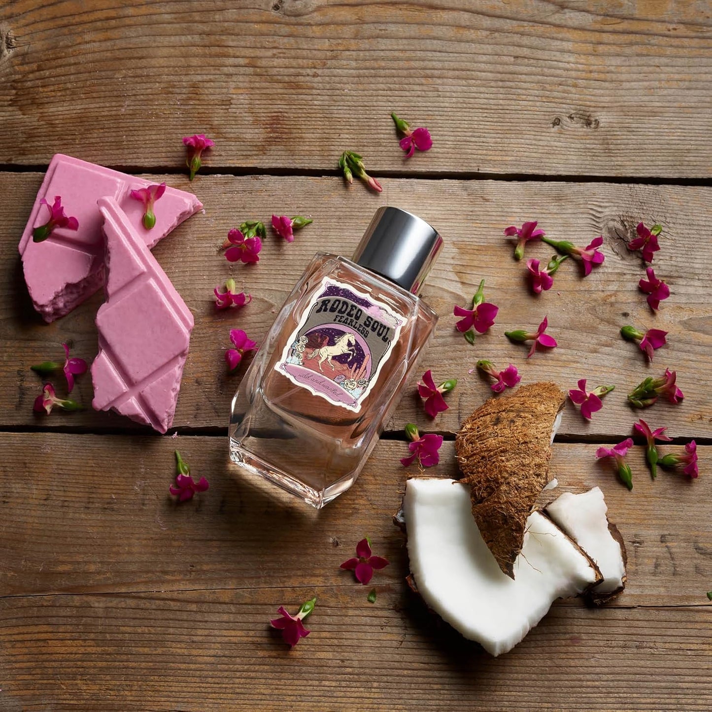 Rodeo Soul Fearless by Tru Western, 3.4oz, Women's Perfume with scents of Ruby Cactus Chocolate, Cocoa Butter, and Sugar Crystals, Fearless, Bold, and Wild