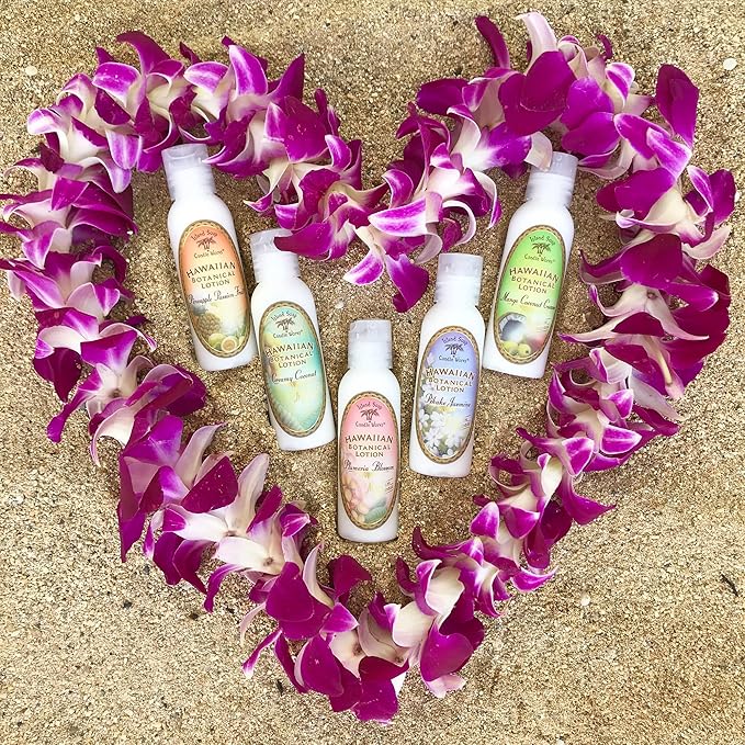 Island Soap and Candle Works Plumeria Blossom Scented Body Lotion for Men and Women, Paraben Free Body Moisturizer - Hydrating Hawaiian Skincare - 8.5 Fl Oz. Bottle