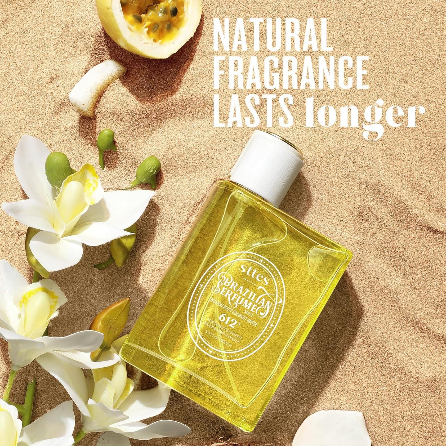 Sttes Perfume 612#（PASSION FRUIT COCONUT WATER） - Eau De Perfume 100ml (3.4fl Oz) Flower Fruit Gourmet tune (PASSION FRUIT +COCONUT +vanilla)