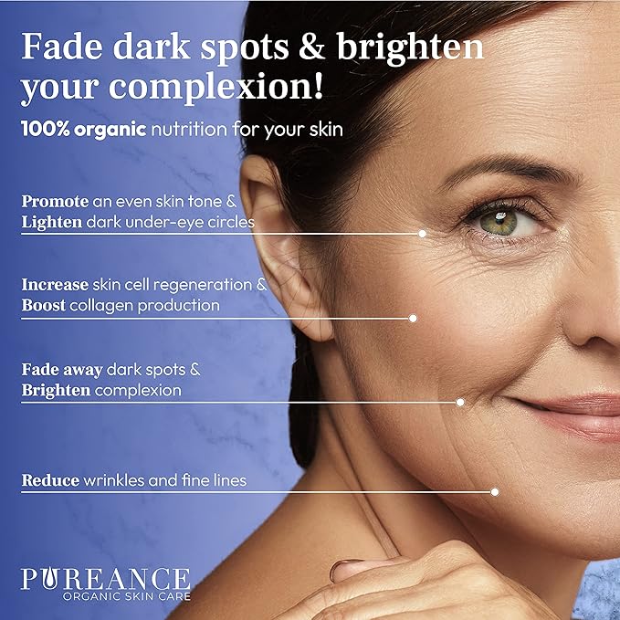 Even Glow - Organic Vitamin C Serum for Dark Spots on Face - Dark Spot Corrector, Dark Spot Remover for Face & Body - with Kakadu Plum Extract, Maple Leaf Extract, Aloe Leaf Juice & More - 1 Fl Oz