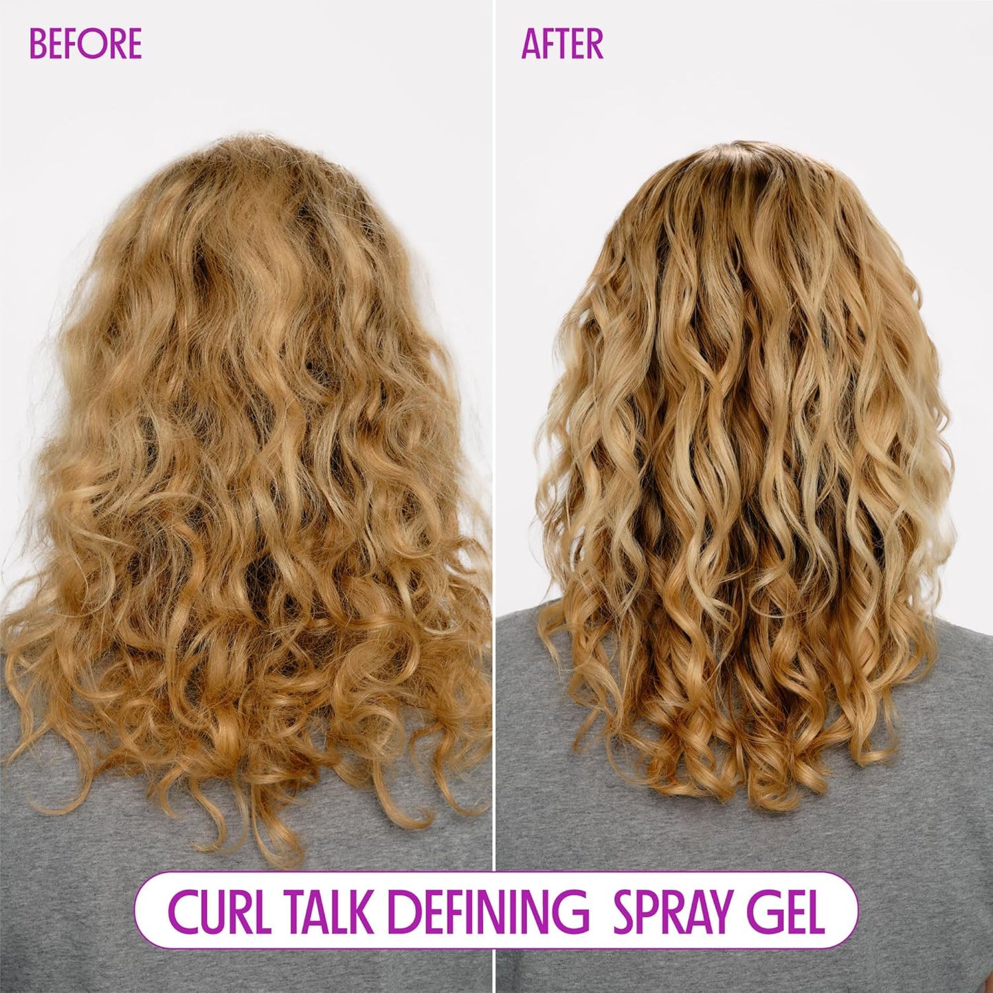 Not Your Mother's Curl Talk Defining Spray Gel and Defining Cream (2-Pack) - Formulated with Rice Curl Complex - For All Curly Hair Types