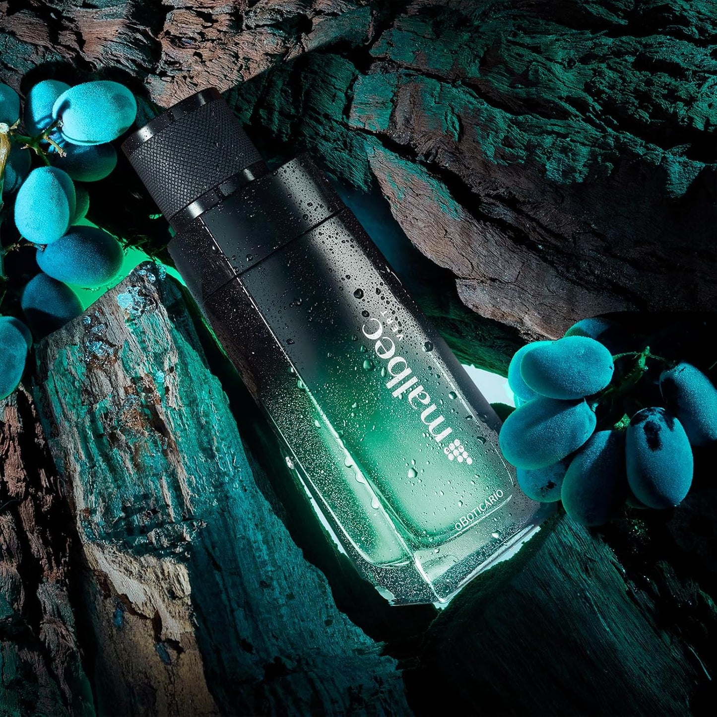 Malbec Vert Eau de Toilette By O Boticário, Cologne For Men, Long Lasting Men's Fragrance, French Oak Barrel-Aged Red Wine & Woody Fresh Scent, 3.4 Ounce