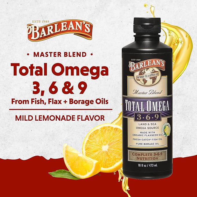 Barlean's Total Omega 3 6 9 6,468 mg 16 oz
