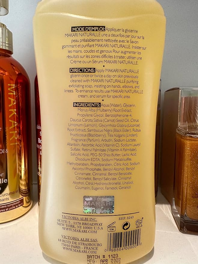 MAKARI Naturalle Carotonic Extreme Brightening 3-Piece Set - Glycerin Oil, Brightening Serum, and Glow Renewing Face Cream SPF15 | Fades Scars & Marks | For Oily & Sensitive Skin | Hydrates & Brighten