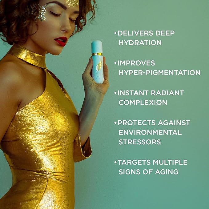 Bella Grace Hydrating Dewy Hyaluronic Acid Serum with Amino Acids, Peptides, MariMoist Complex Face Serum, Supports Anti Aging and Hyperpigmentation, Lightweight Skin Care Facial Serum, 1 fl oz