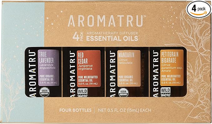 Essential Oil Kits - Organic and Wildcrafted – No Synthetic Fillers – ISO Lab Certified for Purity – Ethically Sourced from Sustainable Origins